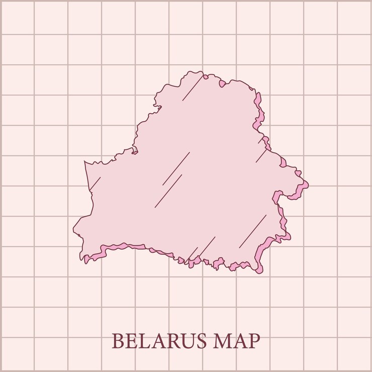 Vector mapa vectorial de las regiones de bielorrusia