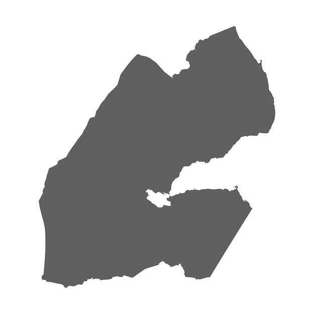 Mapa de Yibuti
