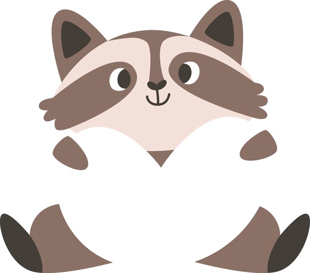 El mapache que sostiene el corazón