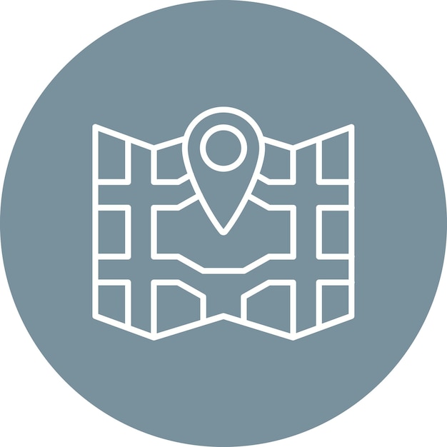 Mapas y icono de ubicación