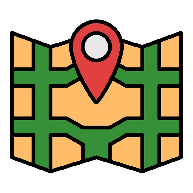 Mapas y icono de ubicación