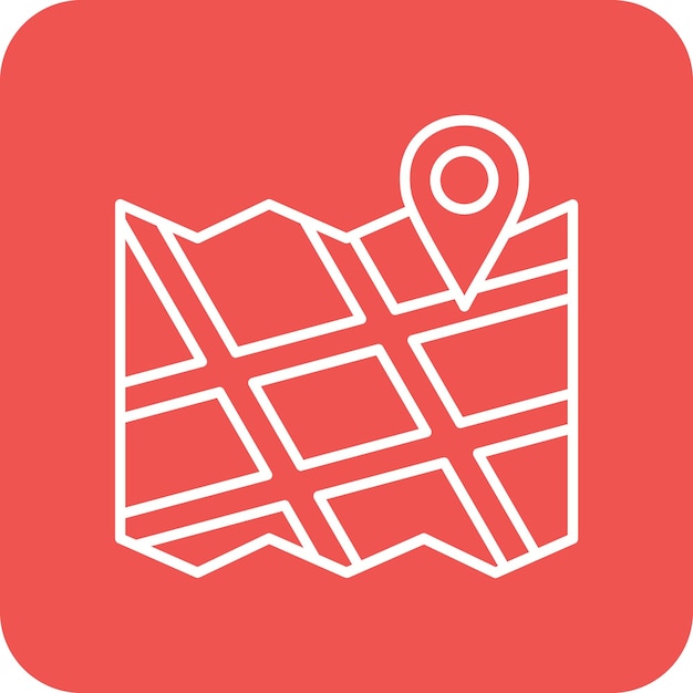 Mapas y icono de ubicación