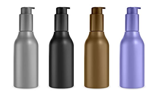 Maqueta de botella dispensadora de suero Mini botella de bomba para base de maquillaje facial