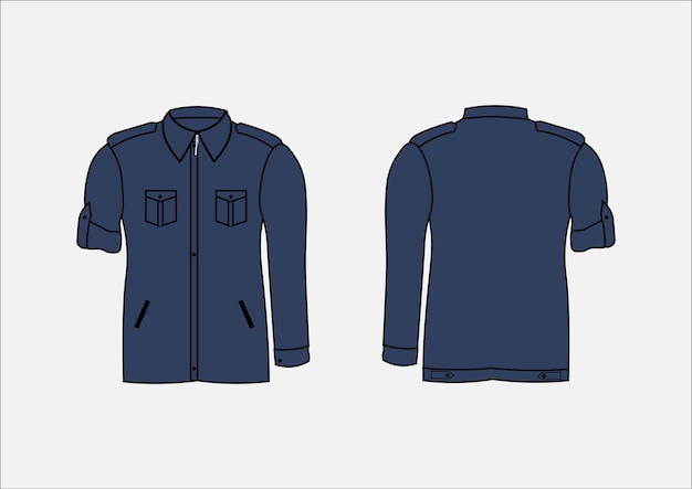 maqueta de camisa