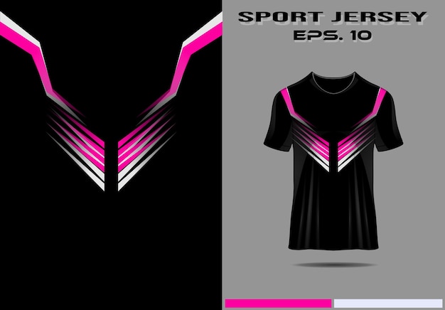 Maqueta de camiseta camiseta deportiva para diseño de ciclismo de juegos de carreras