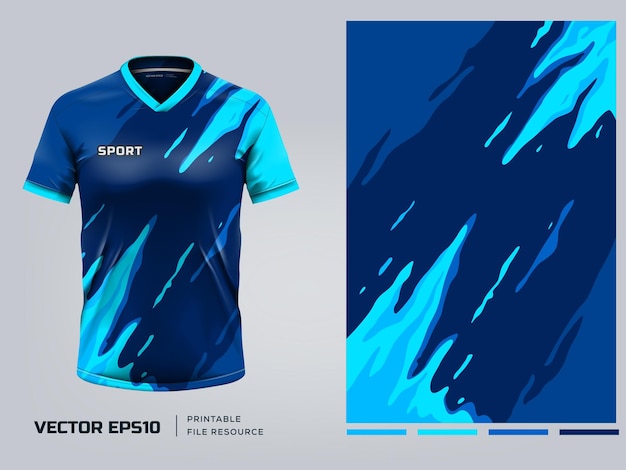Vector maqueta de camiseta deportiva diseño de plantilla para camiseta de fútbol kit de fútbol abstract splash diseño vector eps archivo