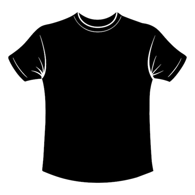 Vector maqueta de camiseta deportiva negra desde el frente