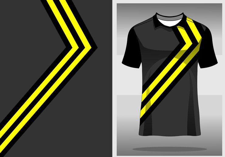 Vector maqueta de camiseta diseño de plantilla de jersey deportivo