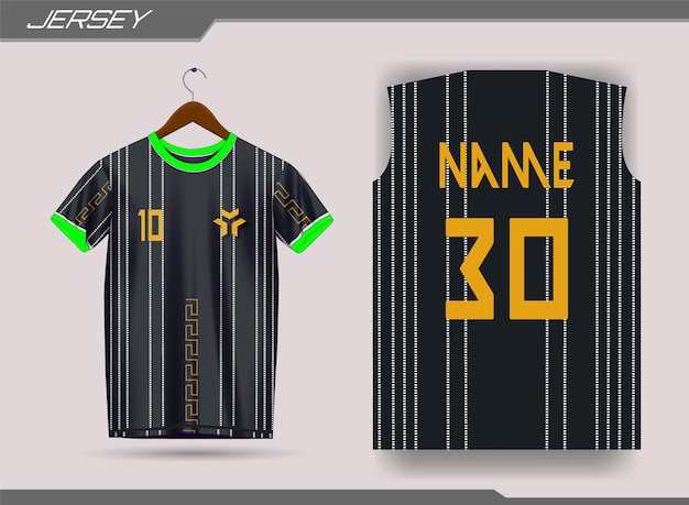 Vector maqueta de la camiseta de fútbol svg