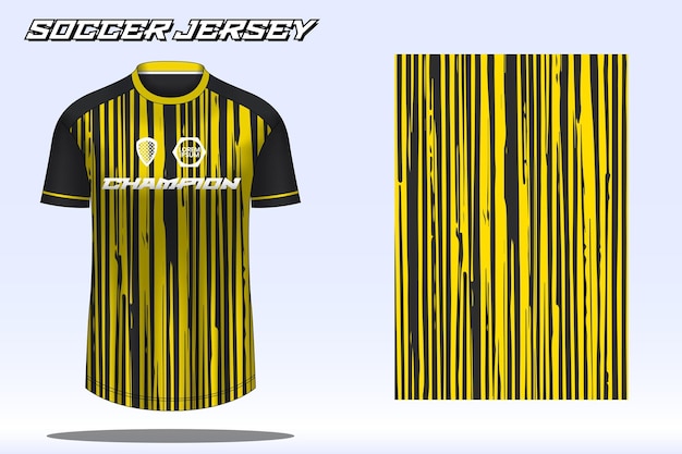 Maqueta de diseño de camiseta deportiva de camiseta de fútbol para club de fútbol 15