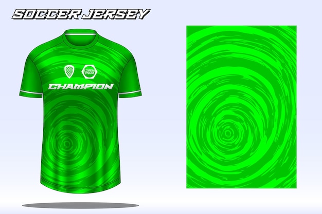 Vector maqueta de diseño de camiseta deportiva de camiseta de fútbol para club de fútbol