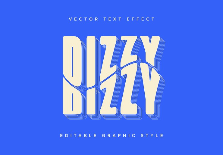 Vector maqueta de efecto de texto en capas