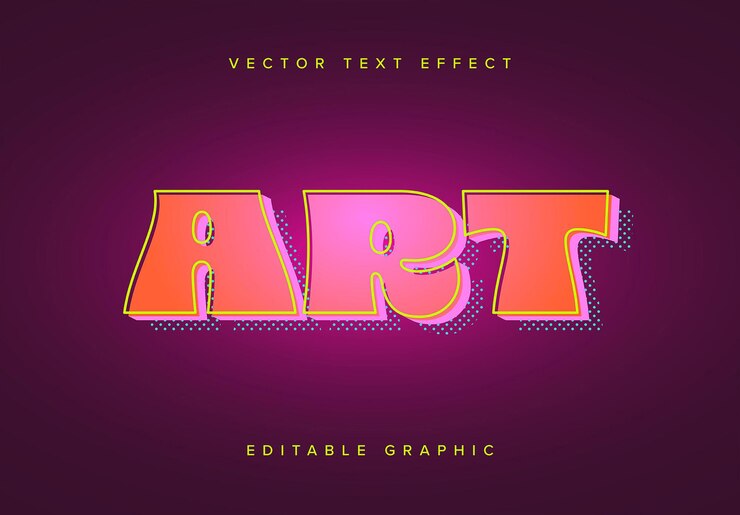 Vector maqueta de efecto de texto vectorial en capas brillantes