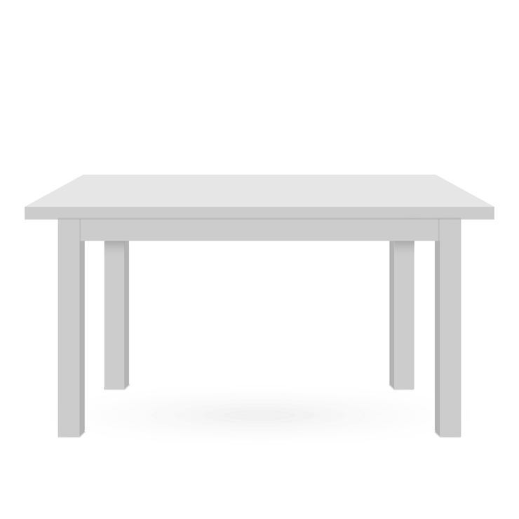 Vector maqueta de la mesa 3d. plantilla para presentación de objetos.