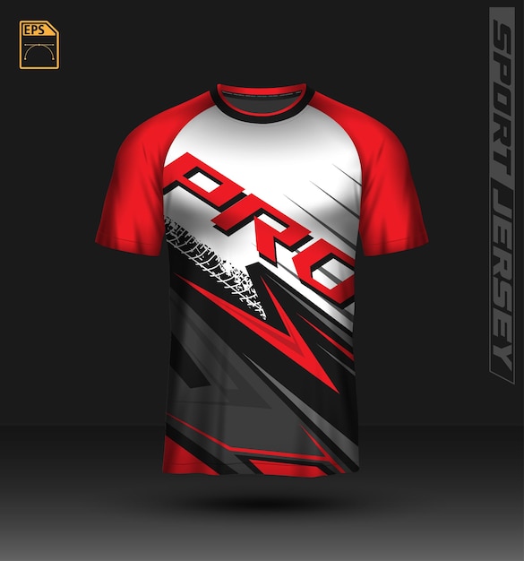 Vector maqueta de modelo de camiseta deportiva y camiseta de carreras