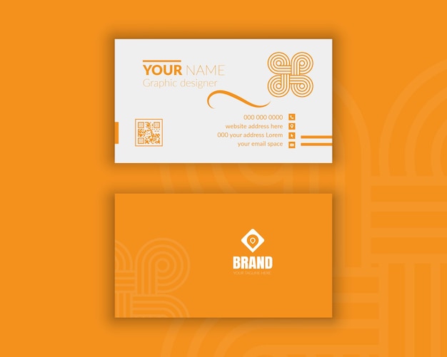 Maqueta de tarjeta de presentación profesional y plantilla de diseño moderno para su marca