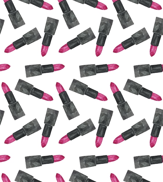 maquillaje acuarela de patrones sin fisuras