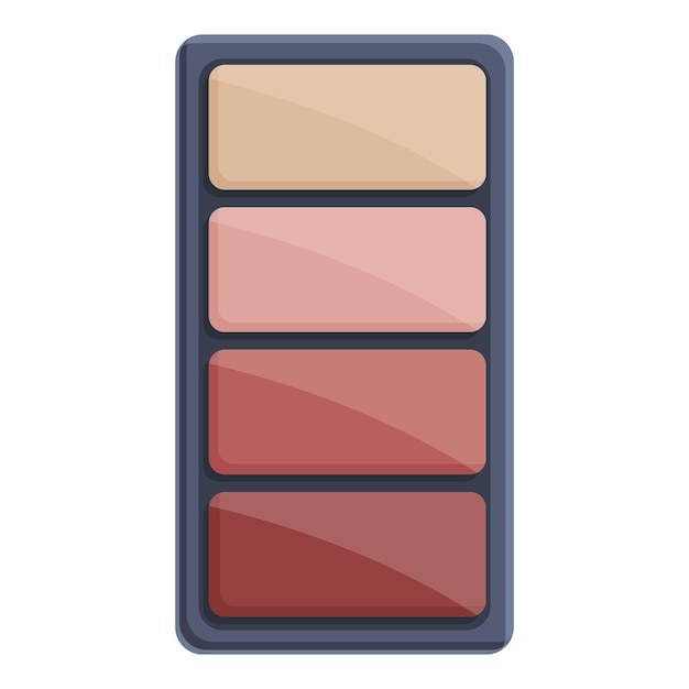 Maquillaje color caso icono dibujos animados vector Bolsa cosmética Belleza pequeña