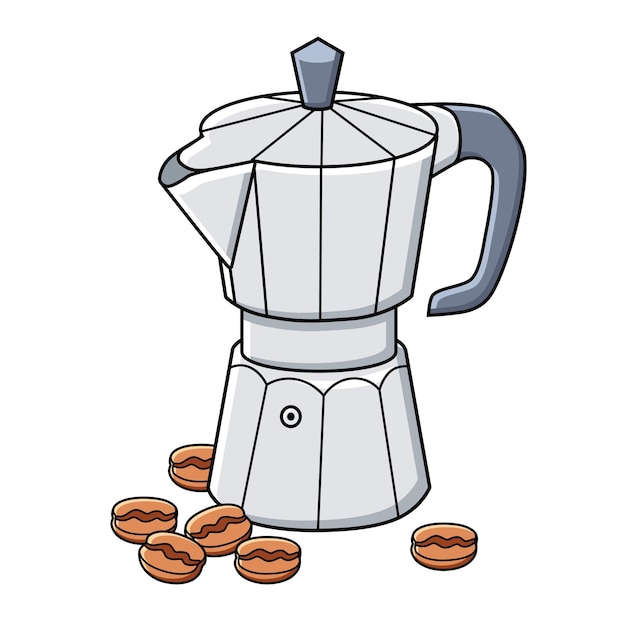 Vector máquina para el café espresso