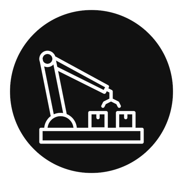 una máquina con una grúa en ella que se está utilizando para reparar una máquina