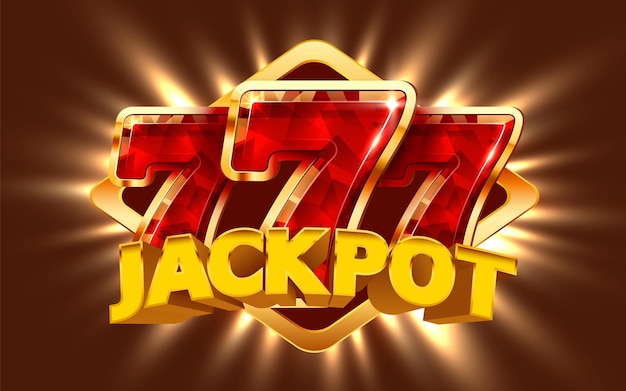 La máquina tragamonedas gana el jackpot big win concept casino jackpot