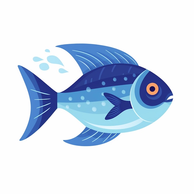 mar ilustración vector océano pez animal agua submarina pesca naturaleza icono diseño ba