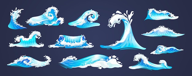 Mar olas del océano olas mareas marea tsunami tormenta de mar diferentes formas