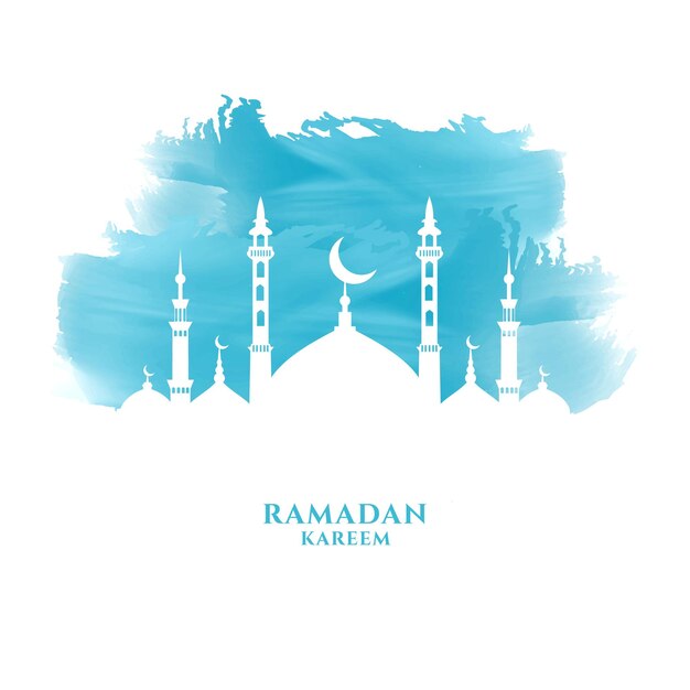 Marca de agua ramadan kareem diseño de fondo blanco 11