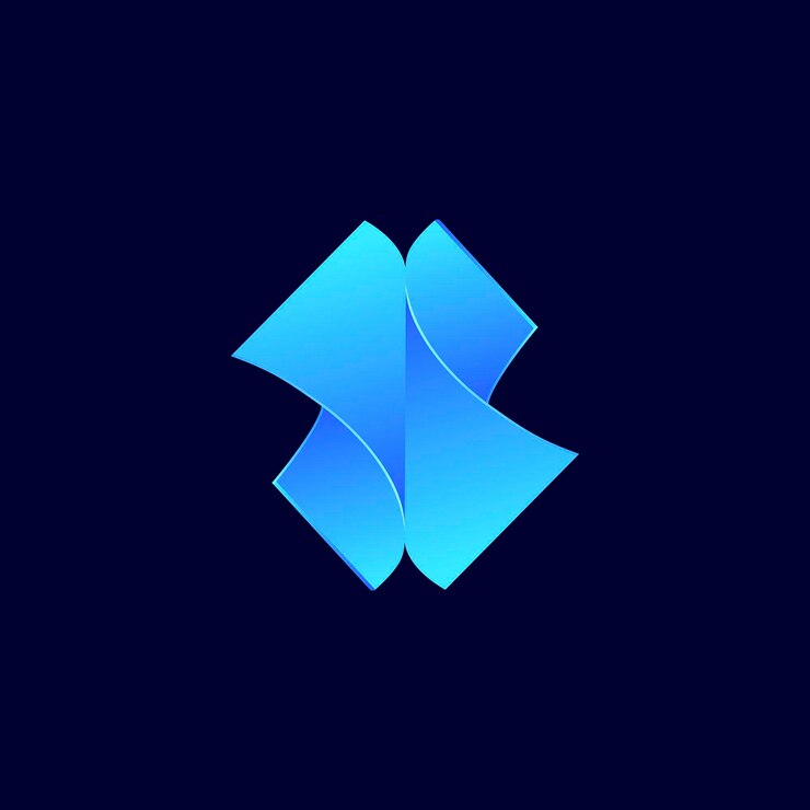 Marca de logotipo abstracto letra X