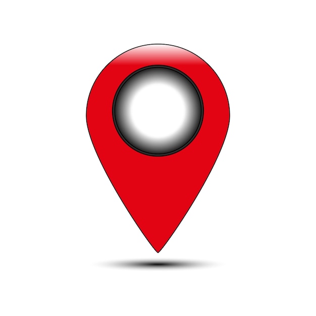 Marca para el mapa. Marca del lugar de llegada. Marque para mostrar la ubicación del objeto. etiqueta GPS.