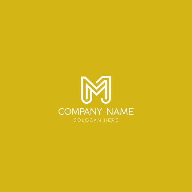 Marca de marca del logotipo para el nombre de la empresa
