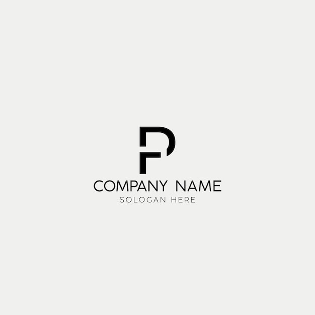 Marca de marca del logotipo para el nombre de la empresa