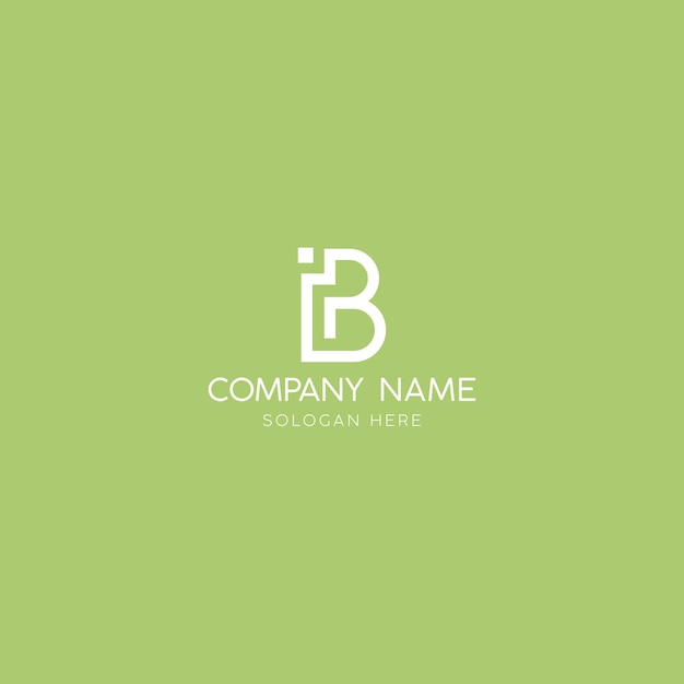 Marca de marca del logotipo para el nombre de la empresa