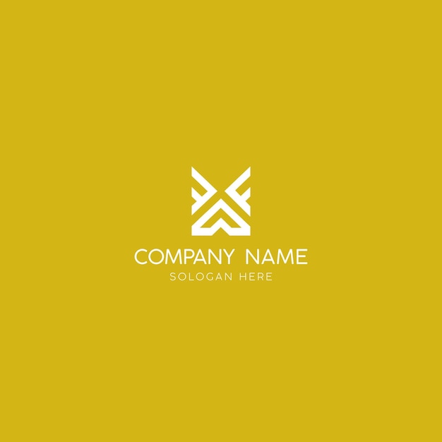 Marca de marca del logotipo para el nombre de la empresa