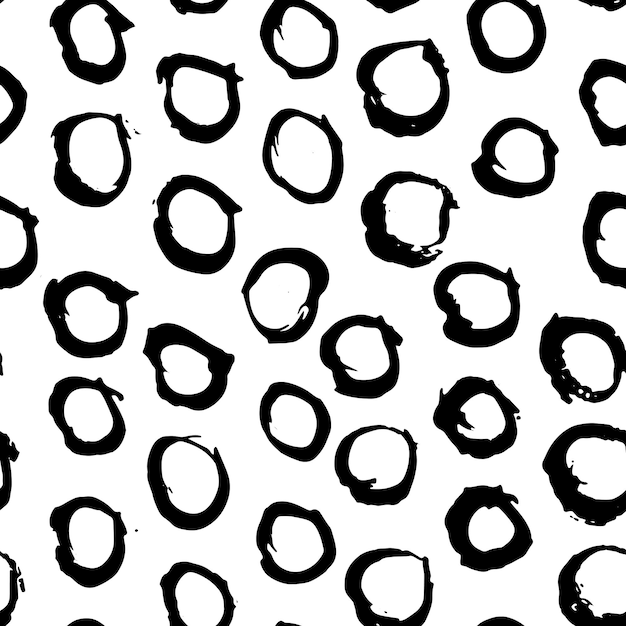 Marca monocromática vectorial que hace un patrón sin costuras