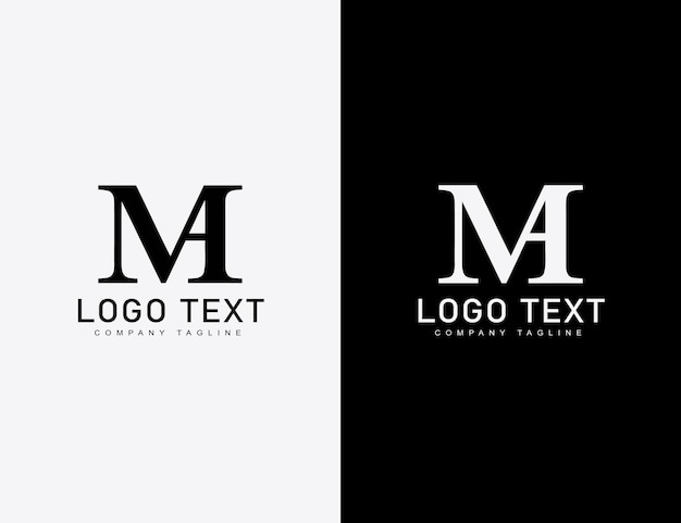 Marca de la tipografía abstracta