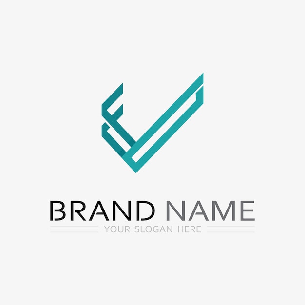 marca de verificación logotipo y símbolo icono diseño ilustración vectorial