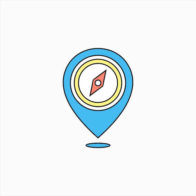 marcador de ubicación del mapa pinmap icono del pin