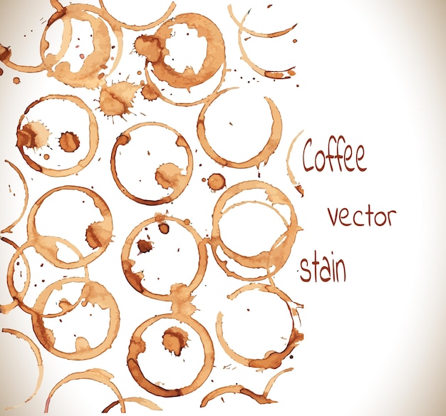 Vector marcas de taza de café