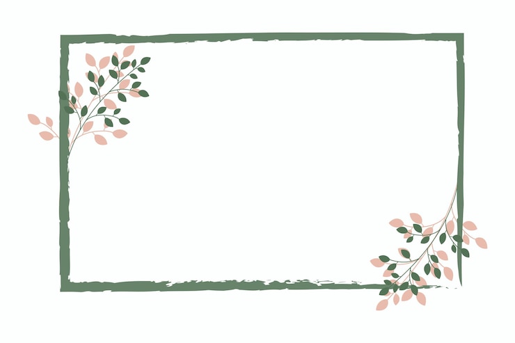 Vector marco de acuarela con delicadas flores para el diseño de postales invitaciones felicitaciones