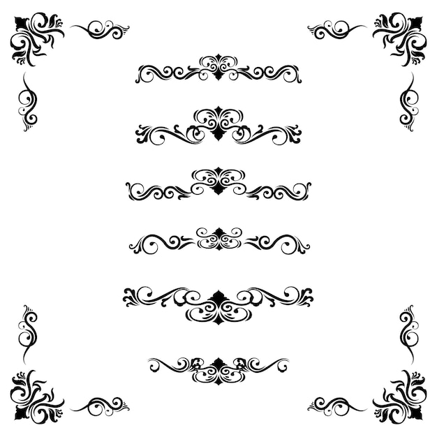 Marco de adorno clásico Vintage Border