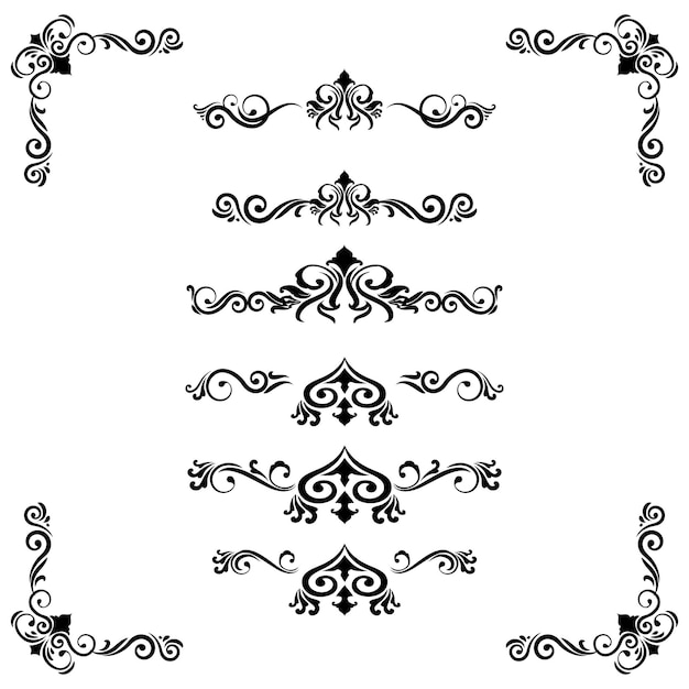 Marco de adorno clásico Vintage Border