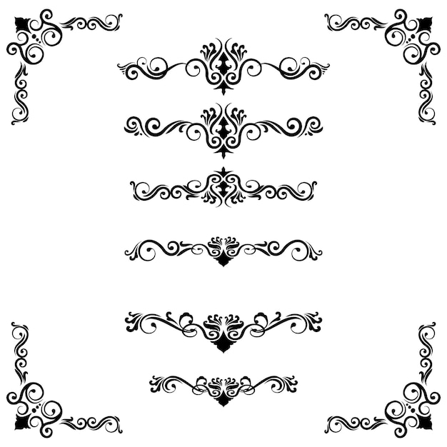 Marco de adorno clásico Vintage Border