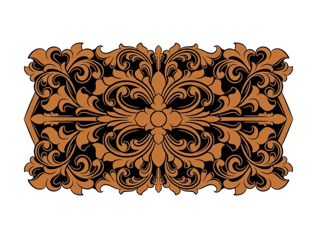 marco de adorno decoración de bodas clásica