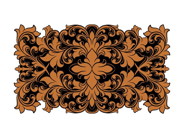 marco de adorno decoración de bodas clásica