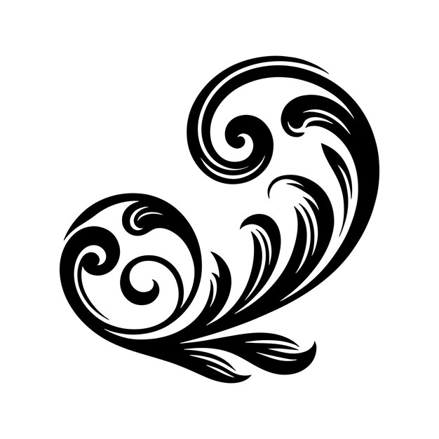 Marco de adornos florecidos Svg