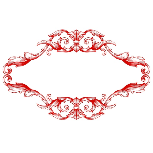 Marco de amor Ornamento del día de San Valentín Línea de mujeres Ornamento del día de la madre Frontera