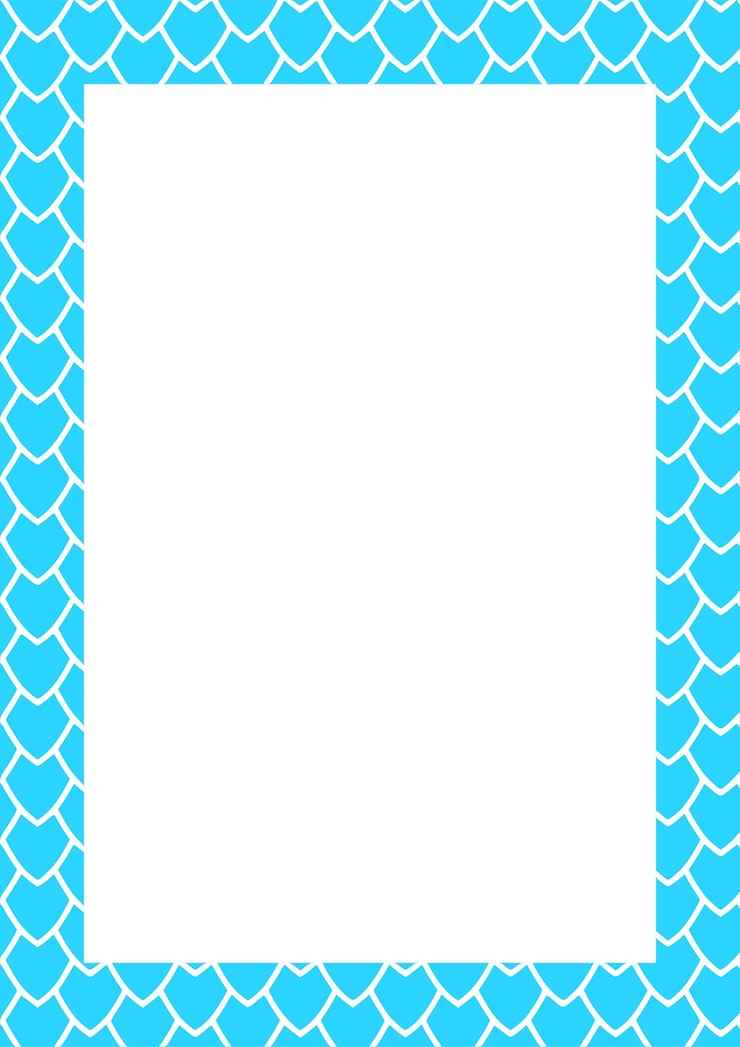 Vector un marco blanco con un fondo azul con un patrón de corazones y las palabras te quiero