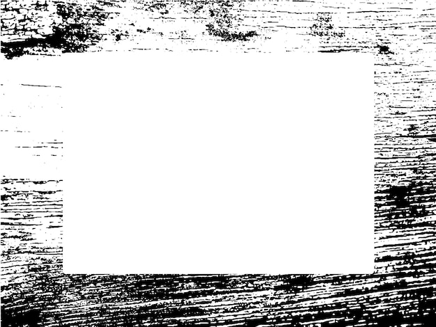 Marco y borde grunge blanco y negro grunge textura de superposición de angustia polvo y pared sucia áspera