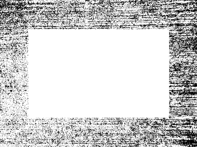 Marco y borde grunge blanco y negro grunge textura de superposición de angustia polvo y pared sucia áspera